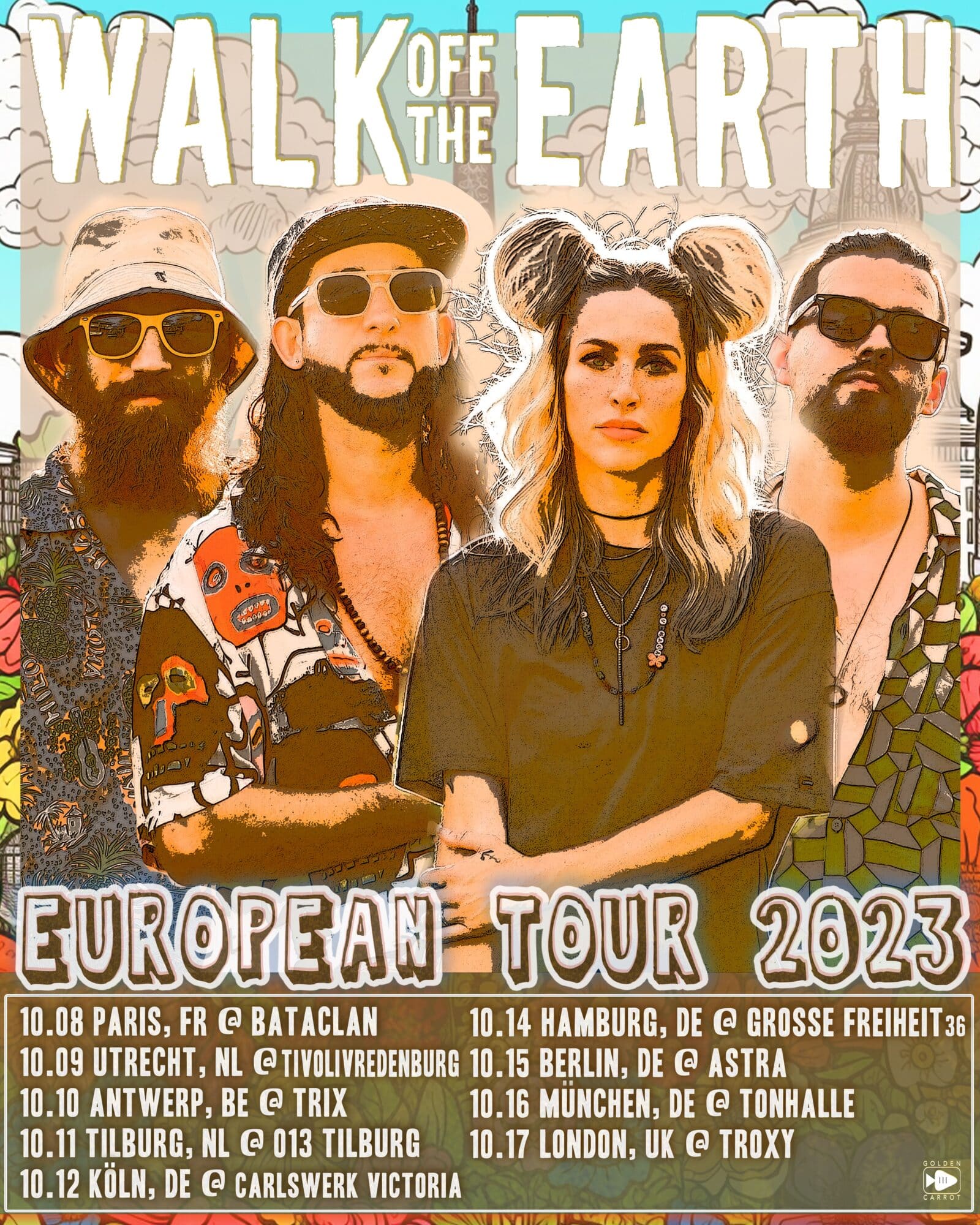 walk off the earth tour 2022 europe